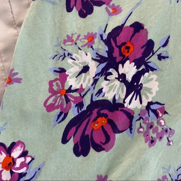 Teal floral babydoll dress - Picture 5 of 6